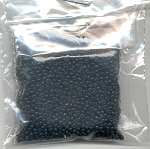 B 50 BLACK Seed Beads